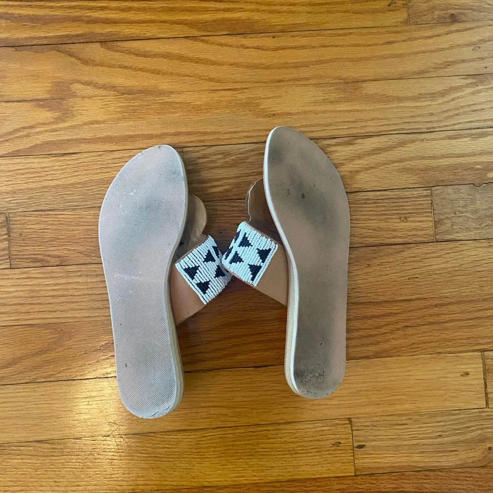 Laidback London bought at Anthropologie Women's Tan and Black Sandals 39 - Picture 3 of 3